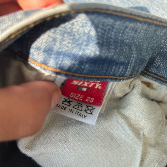 Miss Sixty faded denim flare bottom jeans. Size 28. In great condition. - Picture 9 of 9